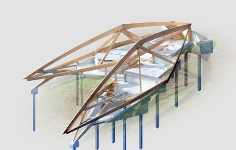 Частный жилой дом «Лист» в пос. «Идеал-Сказка», Красная Поляна, фотография 4