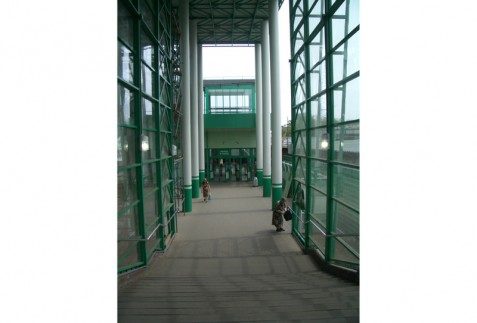 Пешеходный мост над платформой ст. «Люберцы» Казанского направления, фотография 7